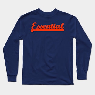 Red Essential Long Sleeve T-Shirt